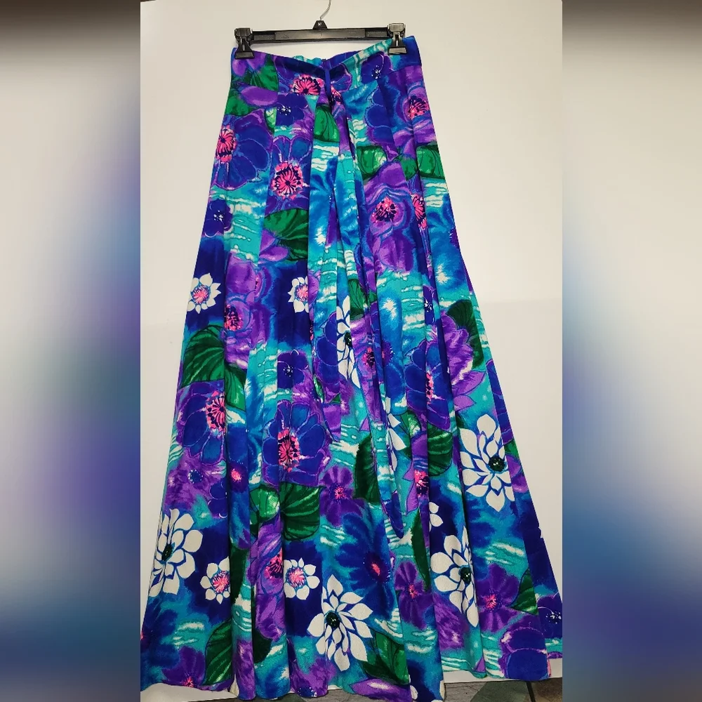 Women's Unbranded Handmade Small Multicolored Floor Length Skirt - Picture 2 of 7